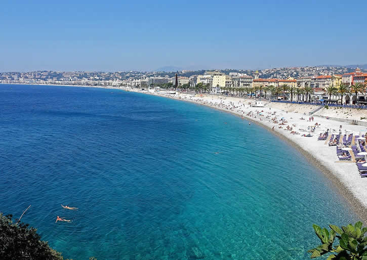 Nice beach study French Nice beach study French