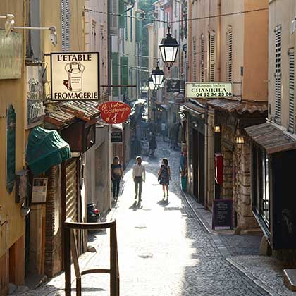 Frans leren in Antibes