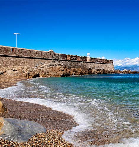Beach Antibes study Frech Beach Antibes study Frech
