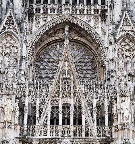 Rouen learn french visit cathedral