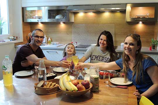 Familia huesped en Aix-en-Provence