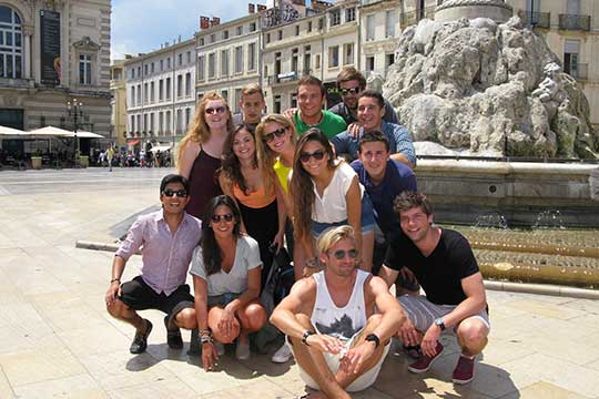 actividades de estudiantes en Montpellier